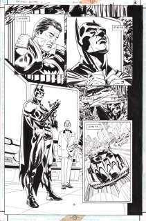 Rodolfo Damaggio - Batman 80 Page Giant #1 P.3 - Batman Suits Up & Drives Batmobile - 19981998