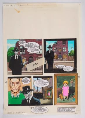Lot 16 - 2000 AD Prog #1032 Case Nine: The Sad Child Vector 13 Colour Story Pages (Fleetway, 1997) Total 6 | Stanley Gibbons Baldwin’s