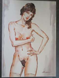 Balzano, Birago - Original drawing â€œPin-up sexyâ€ | Catawiki