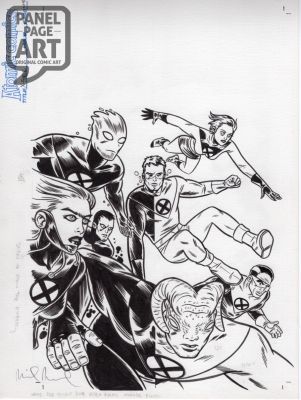 Mike Allred | X Force 116 Cover - Unpublished | Panel Page Art