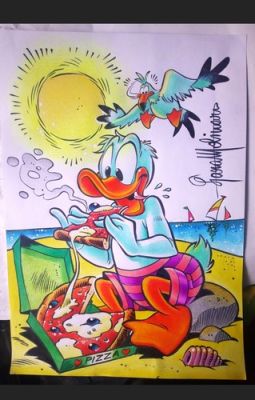 LARA MOLINARI Illustrazione originale a colori Disney A4 21x30cm di Paperino. | eBay Europe (Buy It Now)