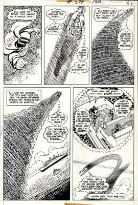 Bob Oksner, Curt Swan | Superman #296 P 6 (Superman in All Panels Stopping a Giant Swarm of Bees!) 1975 | Romitaman