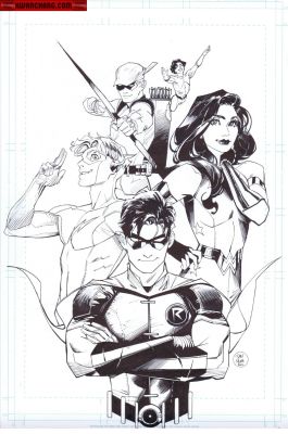 Dan Mora | Covers / Pinups Issue Batman Superman Worldâ€™S Finest # 7 Page Cover | Kwan Chang