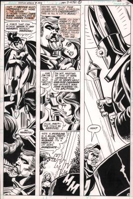 Dick Dillin, Frank McLaughlin | Justice League of America #178 P.3 - Zatanna Alt. Costume - 1980 | Anthony’s Comic Book Art