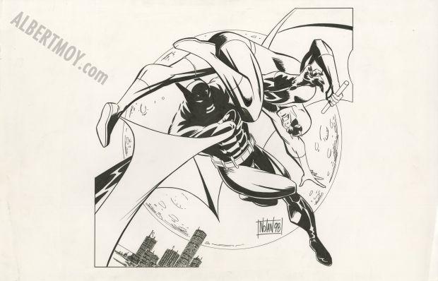 Graham Nolan | Batman Vs Daredevil: Wizard Magazine | Albert Moy