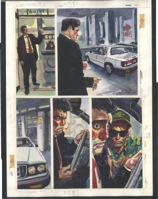 Dan Brereton | Beautiful Brereton Large Painted Art For Dc’s the Psycho - Normal Life Is Interrupted Issue the Psycho # 3 Page 28 | Koch Comic Art