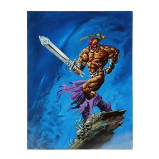 Original Hand-Painted GamePro Magazine Cover Artwork by Simon Bisley / SUPER NINTENDO: WEAPONLORD | Propstore