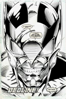 Jim Valentino | Shadowhawk III #1 (Awesome Huge Image of Dedline!) 19931993) | Romitaman
