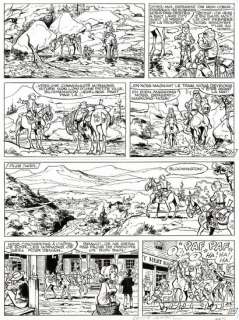 Lambil | Les Tuniques Bleues, Grumbler et fils, planche originale Ã … | Septimus