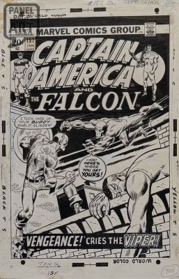 Sal Buscema | Captain America 157 Cover | Panel Page Art