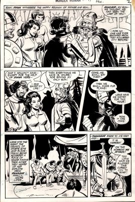 Dick Giordano, Mike Sekowsky | Wonder Woman #191 P 2 (Nice Page with Wonder Woman in 3 of 5 Panels with Thanagor!) 1970 | Romitaman