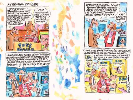 Vuillemin Philippe | Gag original complet de Philippe VUILLEMIN : Attention Spoiler | Galerie Napoléon