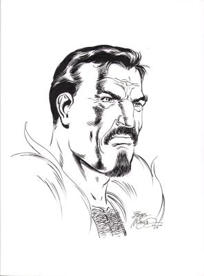 Bob McLeod | Kraven the Hunter Bust Commission - Signed - 2025 | Anthony’s Comic Book Art