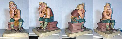 PINOCCHIO Studio Walt Disney 1940. Modèle en plÃ¢tre de Gepetto. Dimensions: | Rossini