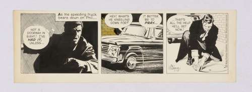 Secret Agent Corrigan daily comic strip original artwork drawn and… | Comic Book Auctions ltd