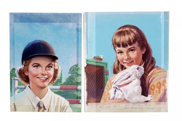 Lot 175 - Original front cover artwork by Roger Hall for Princess Tina | misc / divers
