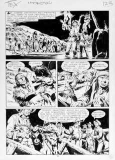 Buzelli, Guido (1927... | Planche TEX I Dissertori 173. Encre de Chine sur papier.... | Coutau Bégarie