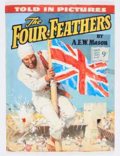 The Four Feathers original cover artwork (1954) by Royal Academician,… | Comic Book Auctions ltd