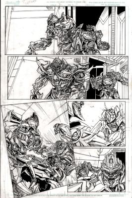 Andrew Griffith | Transformers: Defiance #2 P.11 (Transformers Battle!) | Romitaman
