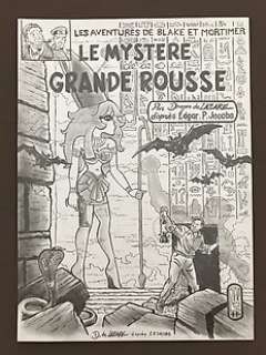 De Lazare, Dragan - Dessin original hommage Ã  Jacobs - Rubine - (2017) 