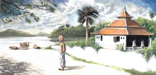 Le Gall. Illustration originale Perak River | BDEnchères