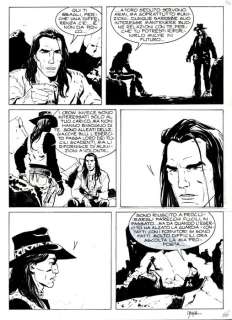 Stefano Biglia, Sergio Bonelli | Magico Vento N. 92 Tavola Originale | ComicArtFans Classifieds