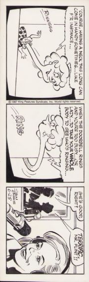 Stan Drake | The Heart of Juliet Jones Daily Strip - 6/25/1987 Signed | Anthony’s Comic Book Art
