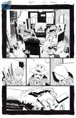 Hayden Sherman | Batman: Dark Patterns Issue 10 Page 1 | Felix Comic Art
