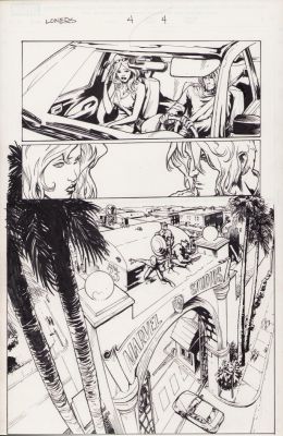Karl Moline | Loners #4 Pg. 4 - Interior Page - 2007 | Anthony’s Comic Book Art