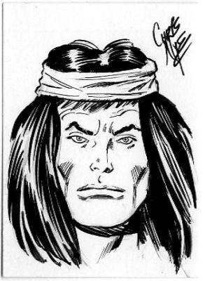 Chris Nye | Shang-Chi Master of Kung Fu Sketchcard | Catskill Comics
