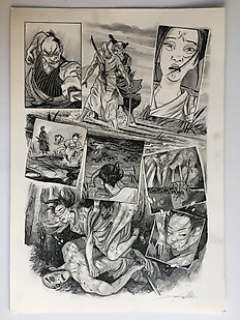 David Hitchcock - Original Art Page - Madam Samurai #1 page 52 - (2010) 