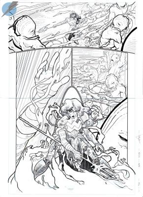 Hayden Sherman | Absolute Wonder Woman Issue 12 Page 1 | Felix Comic Art
