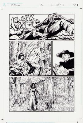 Karl Moline | Bprd: the Dead Remembered #3 Pg.15 - Interior Page - 2011 | Anthony’s Comic Book Art