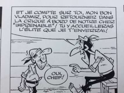 Remacle, Marcel - Planche originale (p.1 A et 1B ) - Le Vieux Nick et Barbe Noire - Barbe Noire Recrute - (1975) | Catawiki