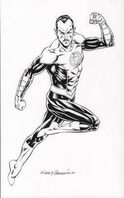Admira Wijaya, Brett Breeding | Sinestro Style Guide - Signed | Anthony’s Comic Book Art
