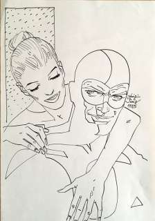 Siniscalchi, Luigi - illustration, tribute to Diabolik | Catawiki