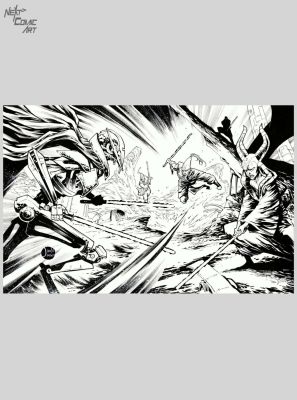 Jim Jimenez | General Grievous Vs Jedi | Next Comic Art