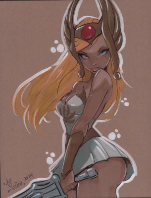She-Ra Color Commission - Signed - 2024 | Anthony’s Comic Book Art
