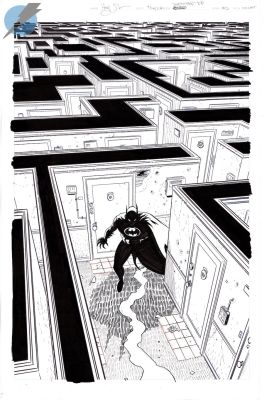 Hayden Sherman | Batman: Dark Patterns Issue 5 Page Cover | Felix Comic Art