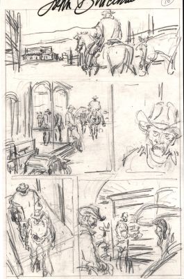 John Buscema | Punisher: a Man Named Frank G/N P 16 (11 X 17 Inch Bronze Age Prelim) | Romitaman
