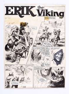 Erik The Viking original artwork (early 1960s) by Don Lawrence for Lion comic | Comic Book Auctions ltd
