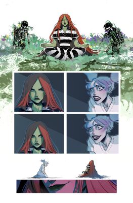 Sweeney Boo | Dc’s Supergirl Next Door ’Harlivy Rehabilitated’ #01 Page 03 Issue 01 Page 03 | Comic Art House