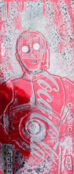 ORIGINAL Artwork By Chris Duncan - C3PO on Coke Can - 2017 | Catawiki