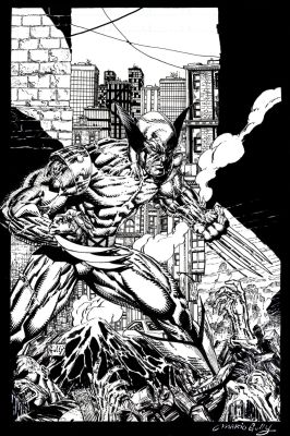 Mario Gully | Wolverine Detailed Killing Pinup with Great Backgrounds! | Romitaman