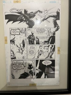Azrael Batgirl Original Comic Art Splash Page | eBay US (Buy It Now)