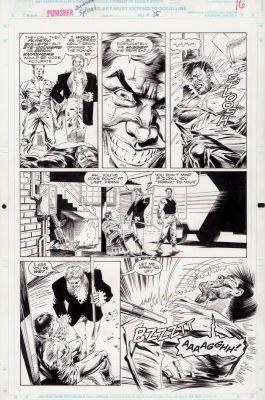 Val Mayerik | Punisher Summer Special #1 Pg. 16 - Interior Page - 1991 | Anthony’s Comic Book Art