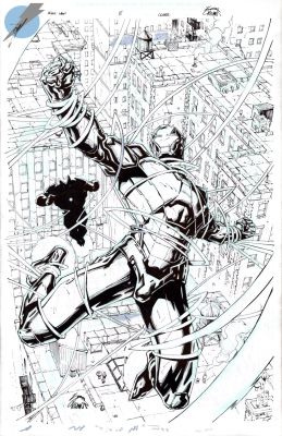 Ryan Stegman | Iron Man Issue 8 Page Cover | Felix Comic Art