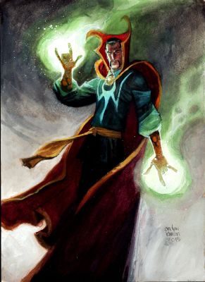 Andrew Robinson | Stunning Dr. Strange Painting (2015) | Romitaman