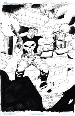 Matt Gaudio | Punisher Cover Sample Page Cover Pitch | Splash Page