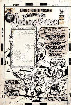 Jack Kirby, Murphy Anderson, Vince Colletta | Jimmy Olsen #139 Cover (Great Early Jack Kirby Superman, the Shield, & Jimmy Olsen Cover!) 1971 | Romitaman
